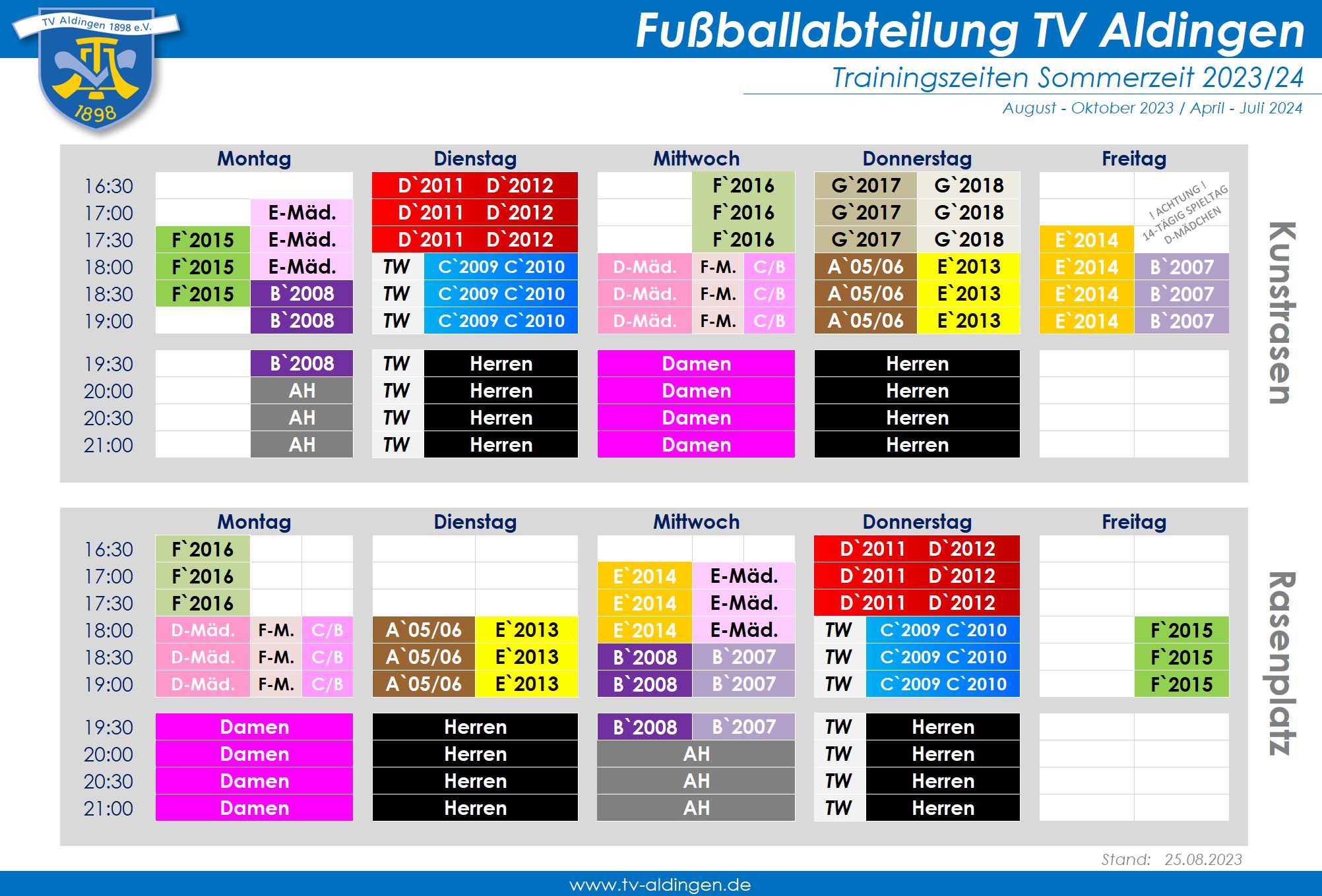 2023 24 Trainingsplan Sommer 31.10.2023